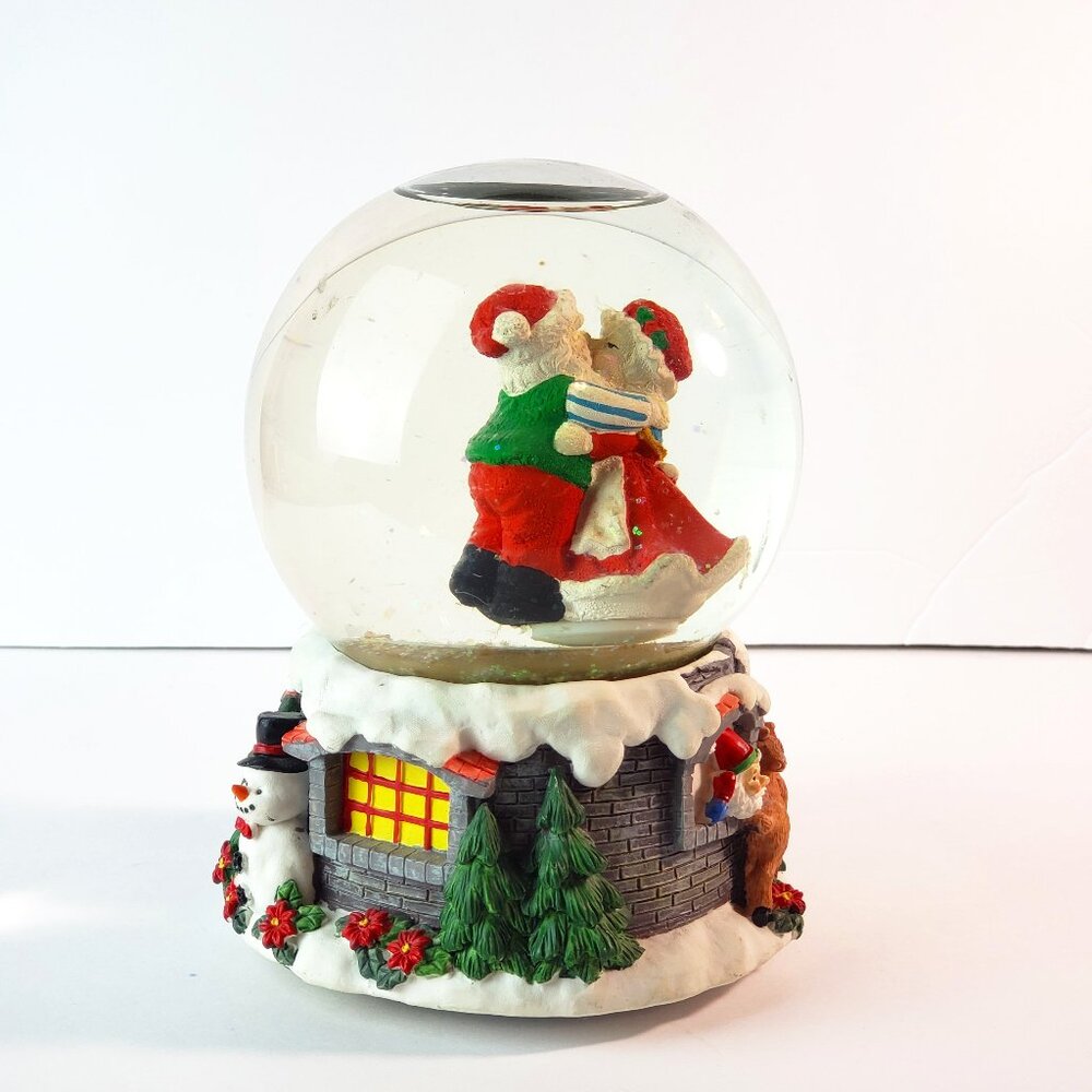 🎄Vintage Holiday Collection Magnetic Musical Water Ball Snow Globe✨